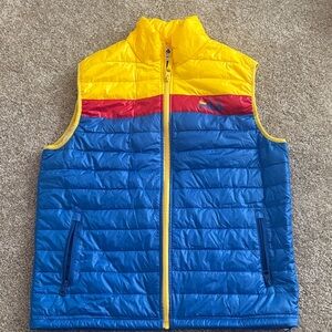 Fila TREK Blue, Yellow and Red Quilted Vest